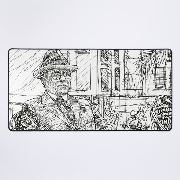 Item preview, EDGAR LEE MASTERS ink portrait .1 designed and sold by lautir.