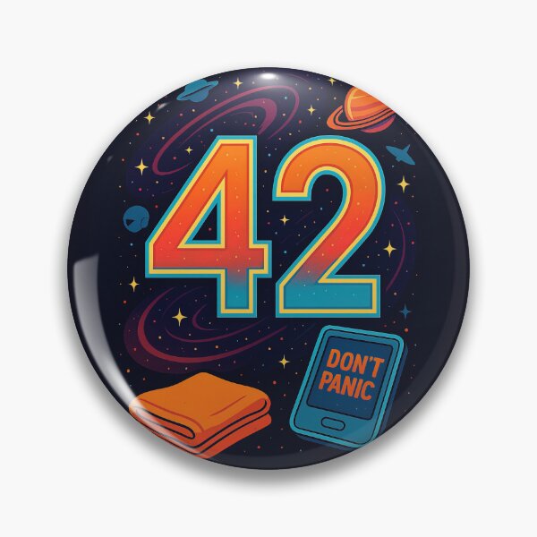 Item preview, 42 Answer to Life Galaxy Guide Quote designed and sold by Retr0Tshirts.