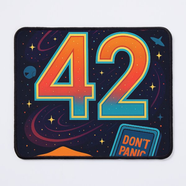 Item preview, 42 Answer to Life Galaxy Guide Quote designed and sold by Retr0Tshirts.
