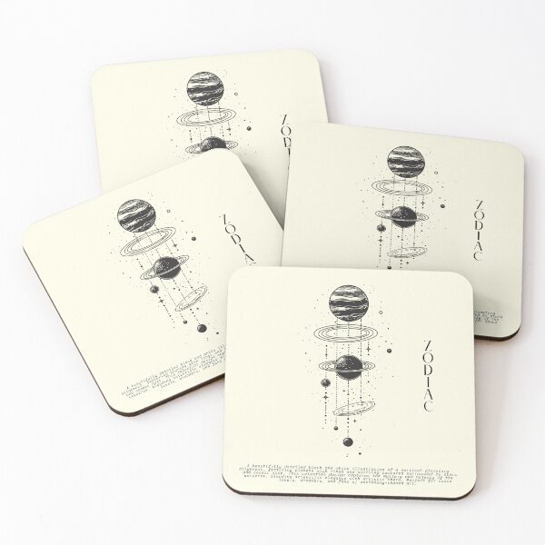 Item preview, Cosmic Planet Alignment – Celestial Line Art Illustration designed and sold by Inkora-Art.
