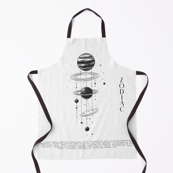 Item preview, Cosmic Planet Alignment – Celestial Line Art Illustration designed and sold by Inkora-Art.