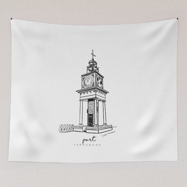 Item preview, Port of Tarragona – Mediterranean Harbor Art designed and sold by Tropical Blood.