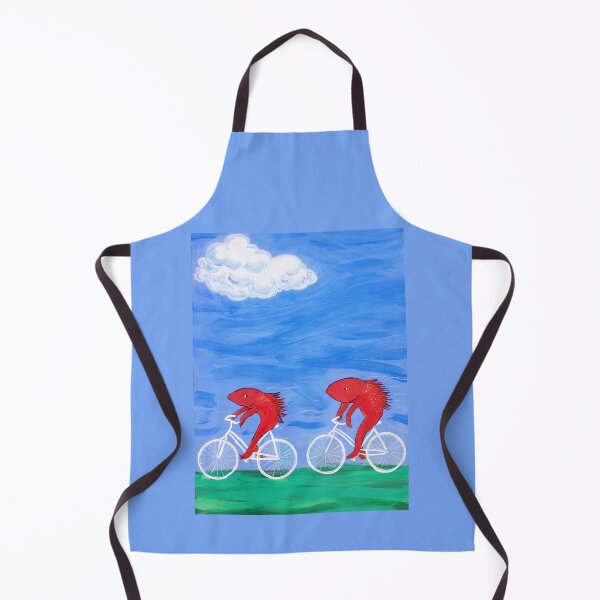 Item preview, fish riding bicycles designed and sold by swellart.