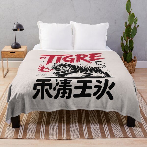 Item preview, El Tigre Black Tiger Manga Boxing Streetwear Graphic Urban Maneki Neko designed and sold by w1ckerman.