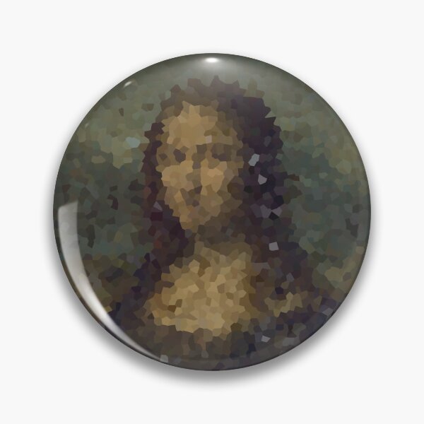 Item preview, monalisa davinci funny portrait parody renaissance mosaic designed and sold by 88DesignStudio.