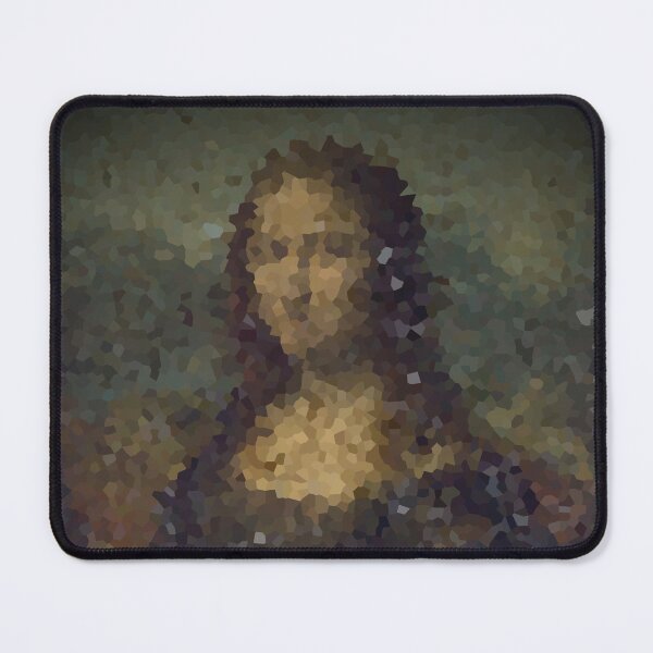 Item preview, monalisa davinci funny portrait parody renaissance mosaic designed and sold by 88DesignStudio.