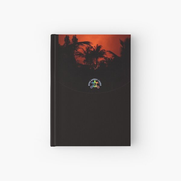 Morning Chat with Apau Hawaii Tours Hardcover Journal
