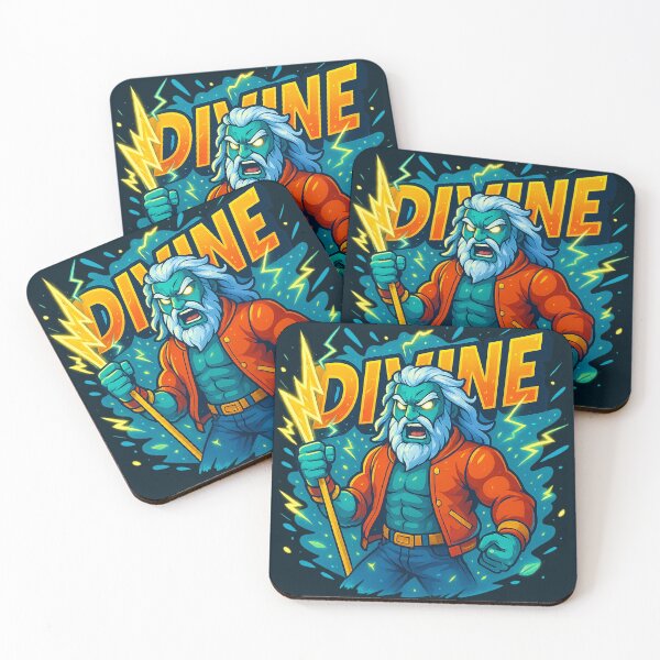 Item preview, Street Pantheon – DIVINE (Zeus-Inspired Rage God Art) Urban Art designed and sold by ZartyDesigns.
