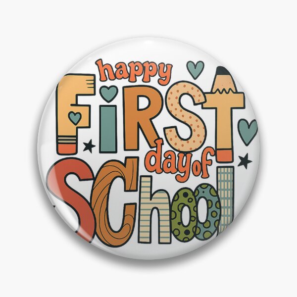 Item preview, Happy first day of school retro png｜boy preschool png｜kindergarten pencil｜hello school png｜kindergarten png｜teacher shirt png｜back to school designed and sold by PixelBlooming.