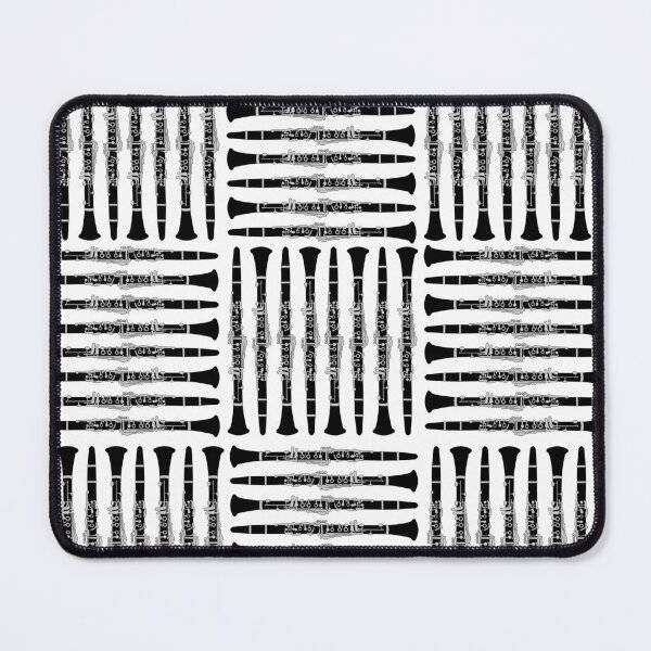 Item preview, Black Clarinet Crosshatch designed and sold by BartholGraphics.