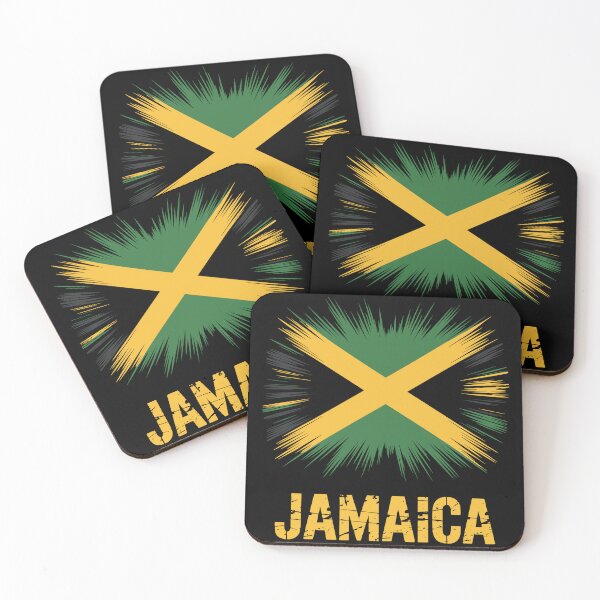 Item preview, Jamaica Burst Flag Design – Bold Independence Day Art designed and sold by Serbin.