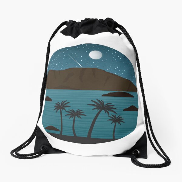 Item preview, Tropical Palm Trees At Night / Tropical Night Palm Trees designed and sold by DJAMALK.
