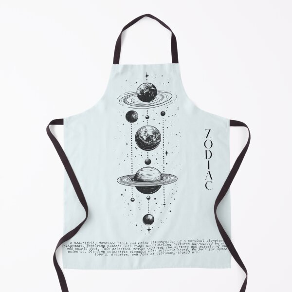 Item preview, Cosmic Planet Alignment – Celestial Line Art Illustration designed and sold by Inkora-Art.