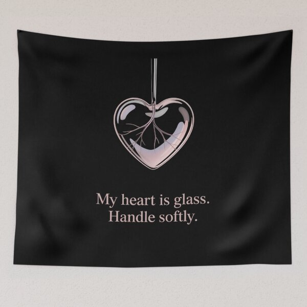 Item preview, My Heart Is Glass designed and sold by SignumShop.