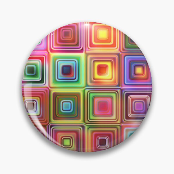 Item preview, Geometric electric colorful pattern  designed and sold by FatBirdie.