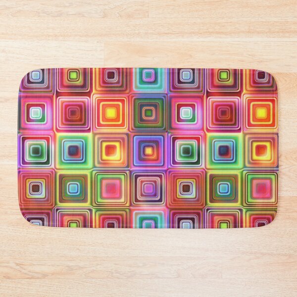 Item preview, Geometric electric colorful pattern  designed and sold by FatBirdie.