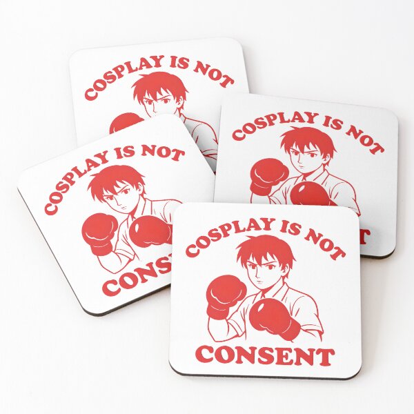 Item preview, Cosplay Is Not Consent – Manga Fighter Convention Statement designed and sold by RockFireMerch.