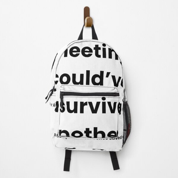 Item preview, Meeting Survivor – Funny Office Quote Shirt designed and sold by Raku..