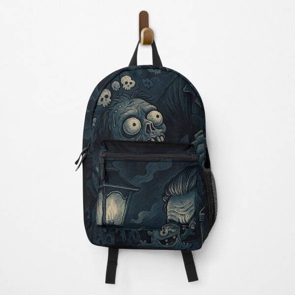 Item preview, Midnight Mechanic - Zombie Repair Under the Street Lamp designed and sold by YamiHaus.