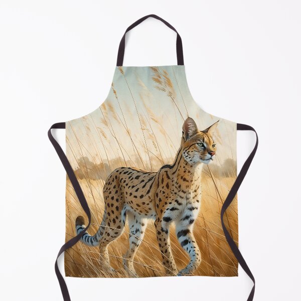 Item preview, Serval in Open Field designed and sold by RubisLeaf.