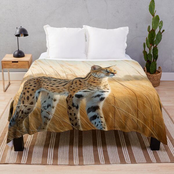 Item preview, Serval in Open Field designed and sold by RubisLeaf.
