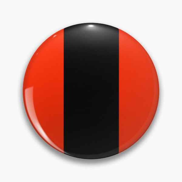 Item preview, Single Racing Stripe (Black - Bright Red Background) designed and sold by Racing Stripes Only.