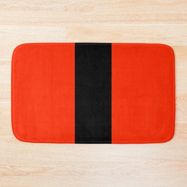 Item preview, Single Racing Stripe (Black - Bright Red Background) designed and sold by Racing Stripes Only.