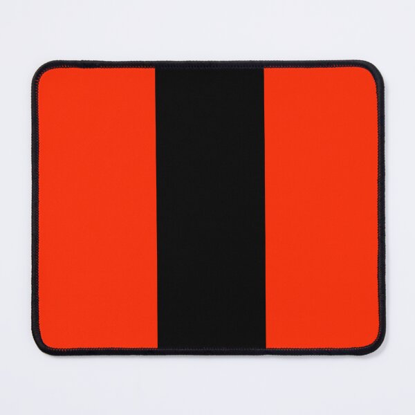 Item preview, Single Racing Stripe (Black - Bright Red Background) designed and sold by Racing Stripes Only.