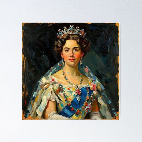 Item preview, Portrait of Queen Maria of Austria designed and sold by Vintage Designs +.