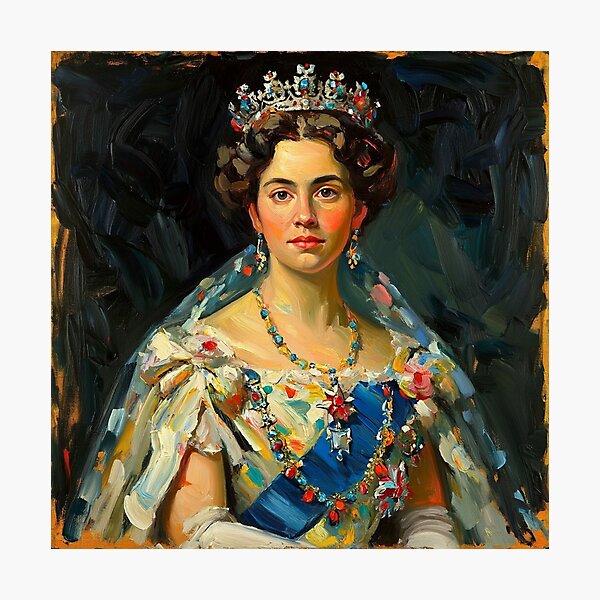 Item preview, Portrait of Queen Maria of Austria designed and sold by Vintage Designs +.