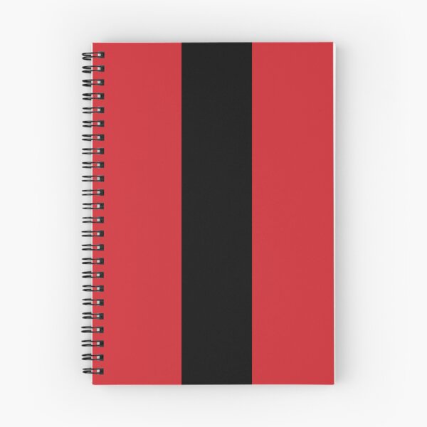 Item preview, Single Racing Stripe (Black - Fire Engine Red Background) designed and sold by Racing Stripes Only.