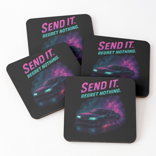 Item preview, Send It. Regret Nothing. – JDM Night Drift designed and sold by StrawDesign.