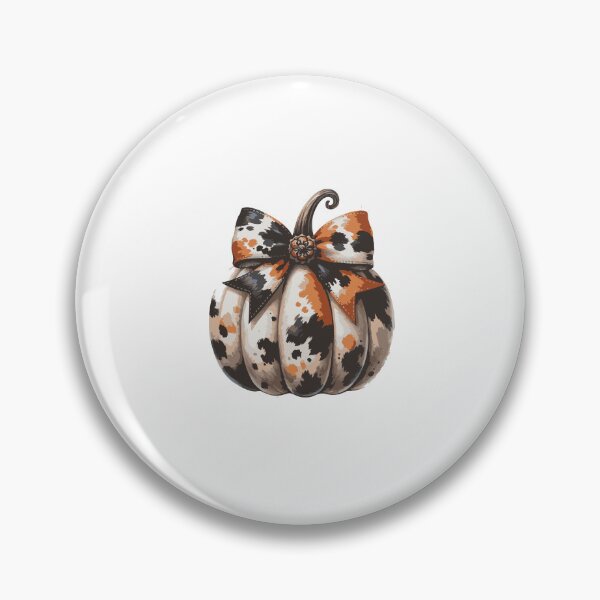 Item preview, Coquette Pumpkin, Autumn, Cowhide Bow, Trendy Gifts designed and sold by DesignDenDo ⭐⭐⭐⭐⭐.