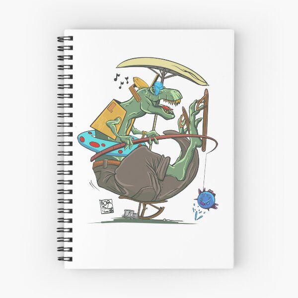 Item preview, SICK&PRIMITIVE Artwear Fishing Dino designed and sold by Borislilb Artwear.