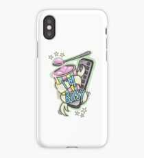 I'm Busy Ice Cream and TV iPhone Case