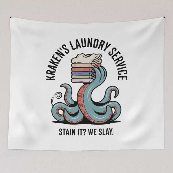 Item preview, Kraken’s Laundry Service designed and sold by SignumShop.