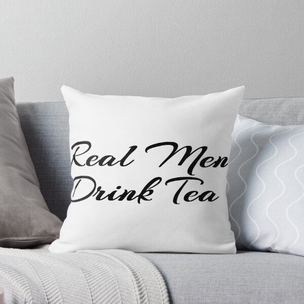 Item preview, Real Men Drink Tea designed and sold by Moonody Designs.