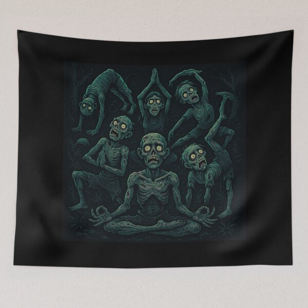 Item preview, Zombie Yoga - A Grotesque Twist on Relaxation designed and sold by YamiHaus.