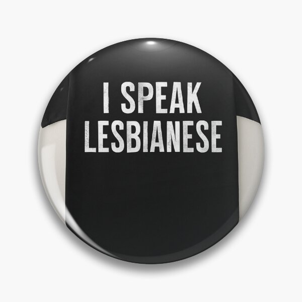 Item preview, I Speak Lesbianese (Black & White) – TalkToMeNiceCo™ Bold Tee designed and sold by Talk2meniceCo.