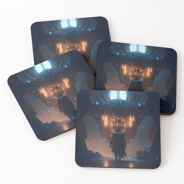 Item preview, Cyber Warlord vs Titan Core designed and sold by Amr Siam.
