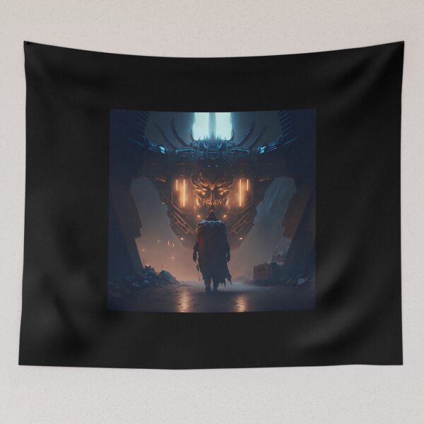 Item preview, Cyber Warlord vs Titan Core designed and sold by Amr Siam.