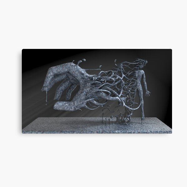 Mutation , image 3d faite avec cinema 4d Impression sur toile