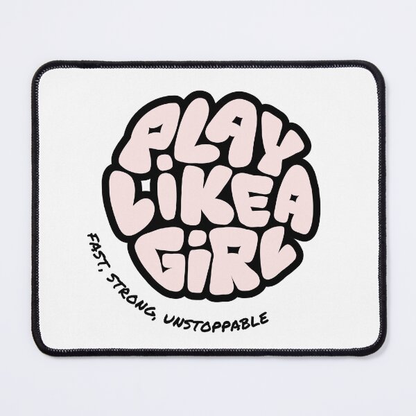 Item preview, Play Like A Girl: Fast, Strong, Unstoppable designed and sold by Katri Hansson.