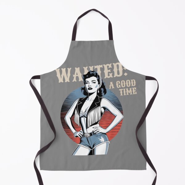 Item preview, Vintage Wanted A Good Time – Cheeky Cowgirl Pinup Graphic designed and sold by Redjakkal.