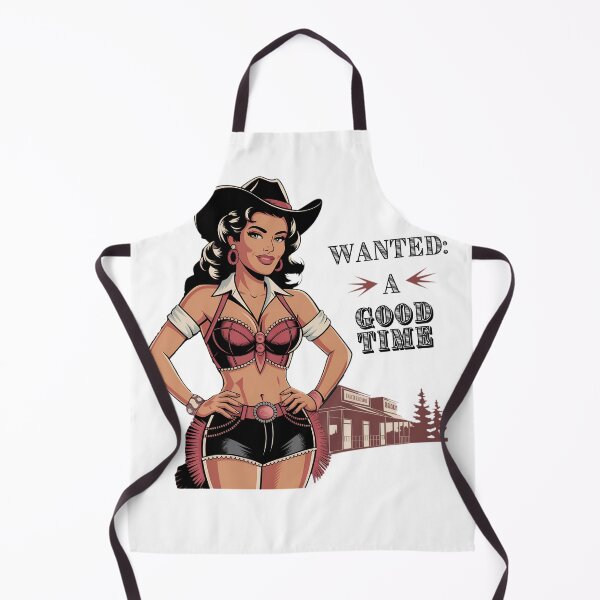 Item preview, Retro Wanted Cowgirl Art – Funny Western Cowgirl Poster designed and sold by Redjakkal.