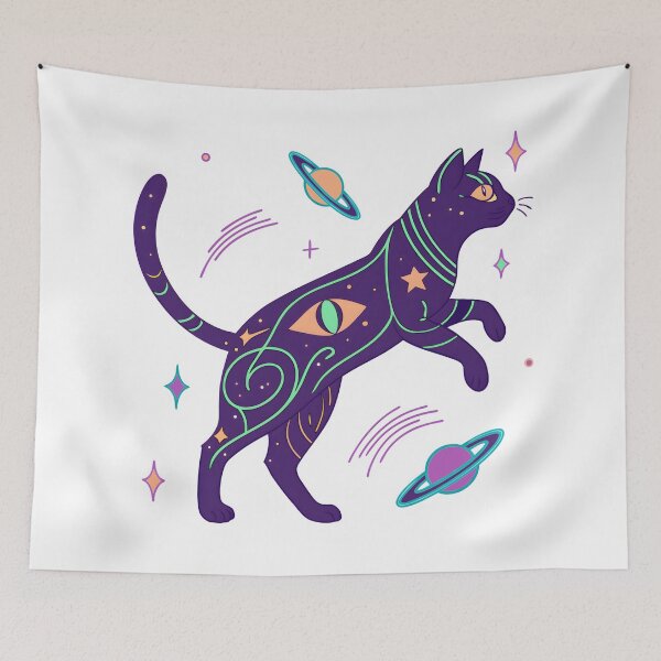 Item preview, Astral cat  designed and sold by Fadi Alyaldani.
