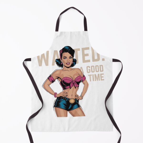 Item preview, Vintage Wanted A Good Time – Cheeky Cowgirl Pinup Graphic designed and sold by Redjakkal.