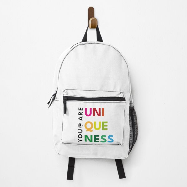 Item preview, YOU ARE UNIQUENESS – Rainbow Typography Inspirational Quote designed and sold by ColhexStore.