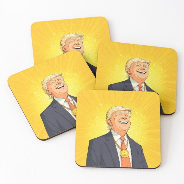 Item preview, Donald Trump with Bitcoin Chain designed and sold by AImazeD.