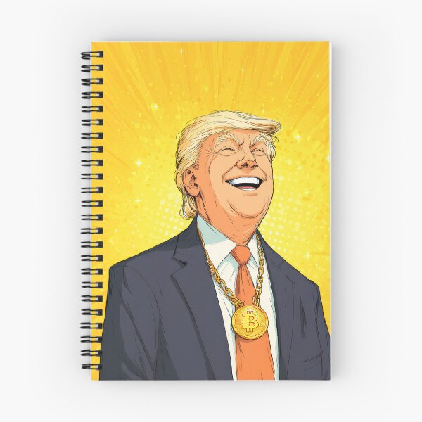 Item preview, Donald Trump with Bitcoin Chain designed and sold by AImazeD.